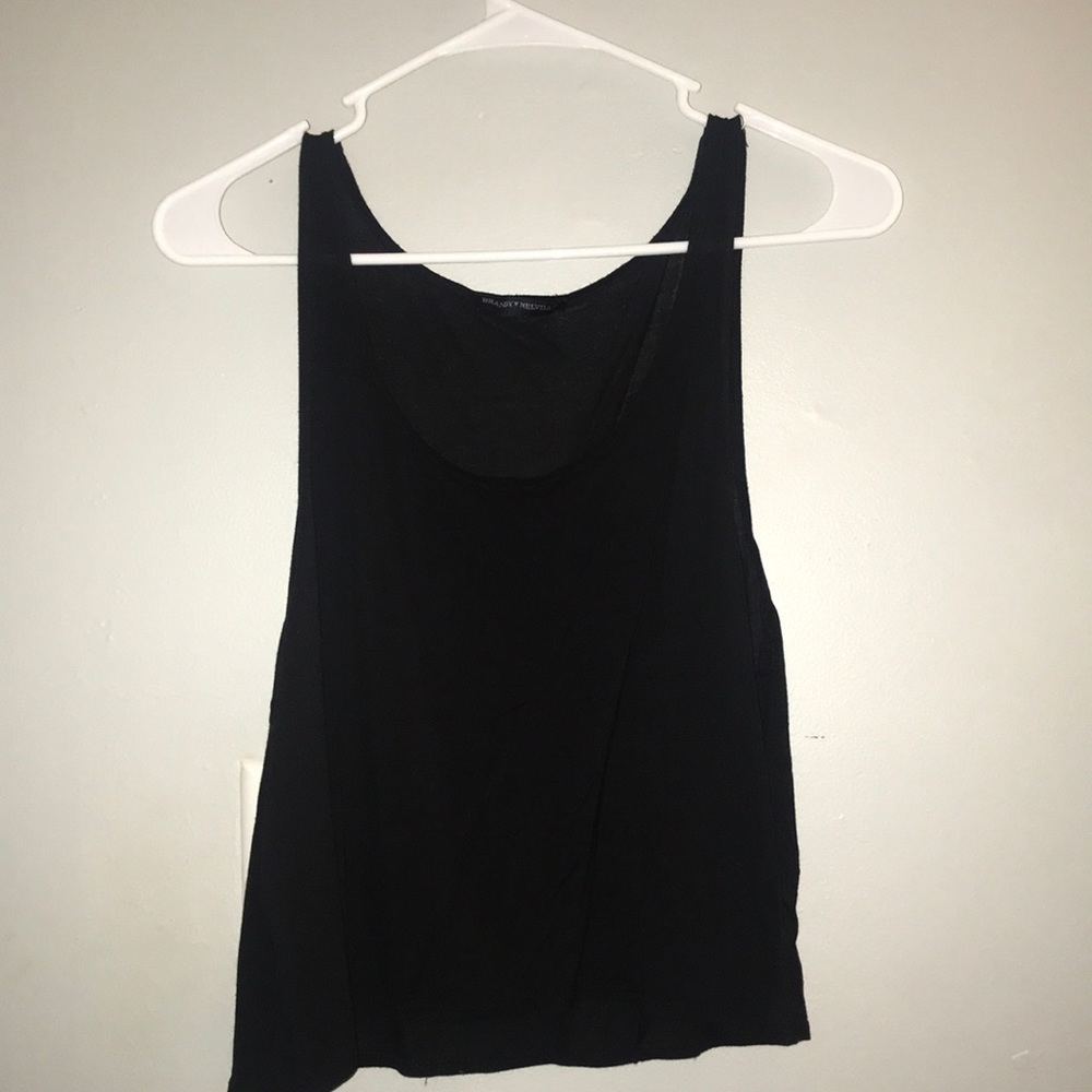 Black tank top